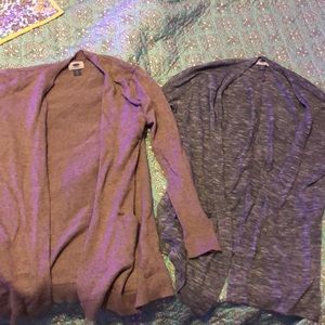 2 old navy cardigans